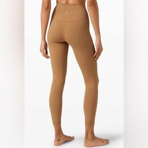 Lululemon Align Pant II 25" Saddle Brown, Sz 10